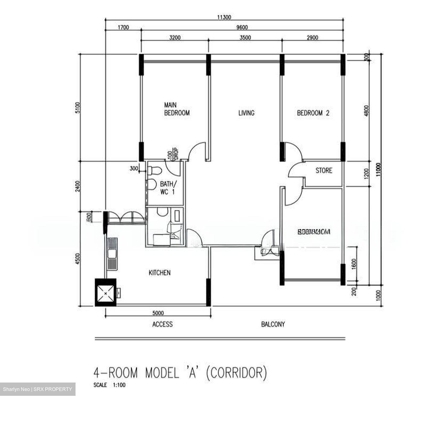 Blk 635 Rowell Court (Central Area), HDB 4 Rooms #570536781